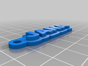 özelleştirilmiş jeep anahtarlığım Anahtarlık 3d print model - Mito3D