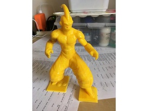 majin boo fácil de impresión juguete juego accesorios figura acción dibujos animados dragonball dragon ball 3d print model - Mito3D