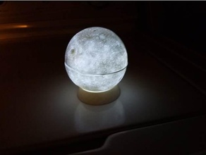 internal light power moon lamp other 3d print model - Mito3D
