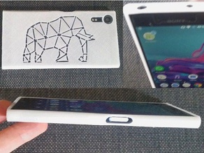 sony xperia xz copertura elefant semplice rev 6 flessibile altri caso cellulare il telefono elefante del filamento geometriche disegno geometrico di revisione zx sunlu zxs 3d print model - Mito3D