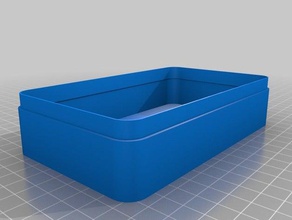 mi personalizados paramétrico de la caja contenedores 3d print model - Mito3D