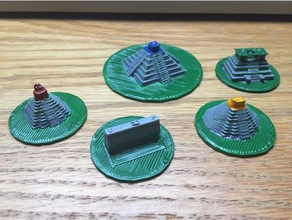 o tzolkin templos jogos boardgame templo maia 3d print model - Mito3D