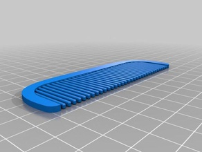 simple comb bathroom 3d print model - Mito3D