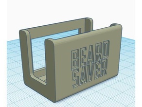 beard saver hole added 3d printer parts cr10 tevo tornado 3d print model - Mito3D