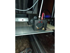 hictop cr-10 linéaire de rail mise à niveau 3d l'imprimante pièces l'adaptateur hotend mont 3d print model - Mito3D