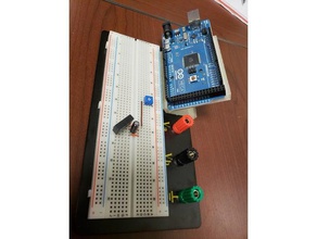arduino uno breadboard monte edin elektronik mega 2560 3d print model - Mito3D