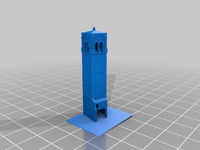 pavia torre civica edifícios estruturas 3d print model - Mito3D