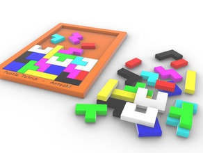 rompecabezas de puzzle tetris puzzles imprimer jouer imprimer-n-play 3d print model - Mito3D