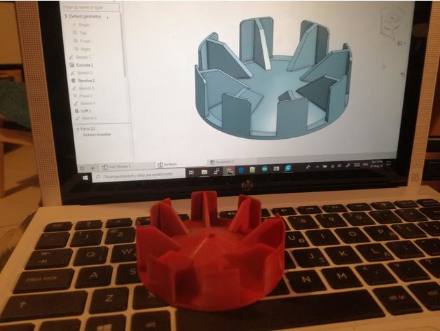 air horn sound alarm-Laufrad - Ersatz Teile Ersatzteil 3D print model - Mito3D