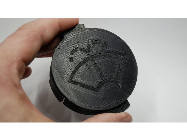 windshield washer reservoir cap automotive 3D print model - Mito3D