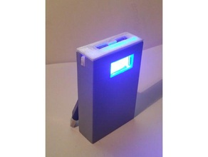 powerbank case gadgets 3d slash charger electronics enclosure usb 3d print model - Mito3D