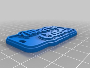 alberto llaveros personalizado 3d print model - Mito3D