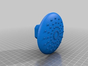rain shower head customizeable bathroom customized 3d print model - Mito3D