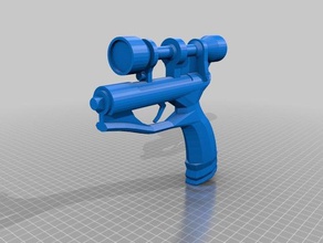 cad bane, blaster 3d impressão 3d print model - Mito3D