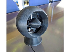 masaüstü fan, masa fan bilgisayar yeniden ofis ayarlanabilir monte edin gadget 3d print model - Mito3D
