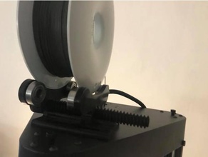 filament spool holder bearings custom width flsun qq 3d printer accessories 3d print model - Mito3D