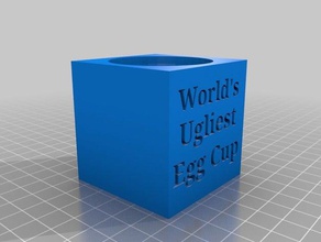 worlds ugliest egg cup 3d printing 3d print model - Mito3D