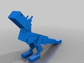 box carnotaurus - Spielzeug Spiele cube dino Dinosaurier jurassic world madewithtinkercad 3d print model - Mito3D