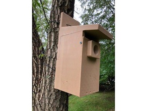 birdhouse barn swallow outdoor garden 3d print model - Mito3D