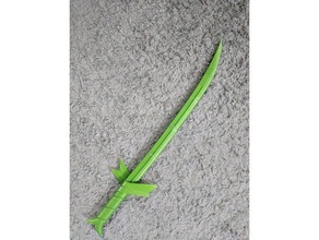 finns grass blade adventure time costume 3d print model - Mito3D