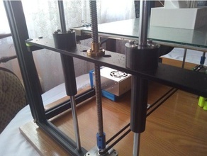 espaciadores cama caliente 3d a impressora partes aquecida espaçadores tronxy x5s 3d print model - Mito3D