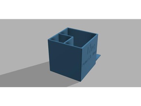 pencil box containers cup holder secret compartment 3d print model - Mito3D