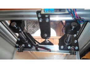 re-d-bot 16 mm rod axis 2040 table version 2 3d printer parts v-slot 3d print model - Mito3D