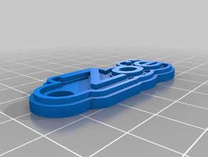 zo&euml Schlüsselanhänger angepasst 3d print model - Mito3D