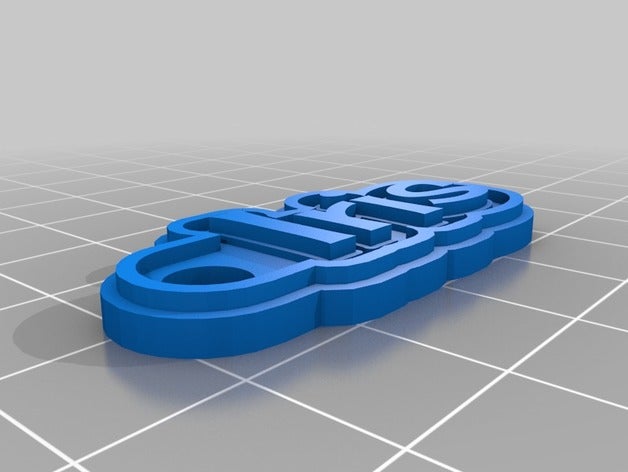 iris llaveros personalizado 3D print model - Mito3D