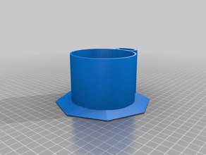 taza de fideos sin derrame titular cocina comedor 3d print model - Mito3D