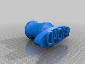 1 dad Zeichen logos angepasst 3d print model - Mito3D