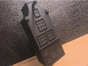 amsterdam set 1 de los edificios estructuras casa 3d print model - Mito3D