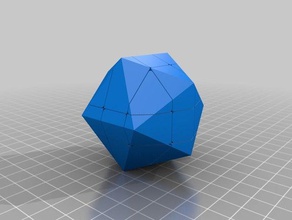 ico cubo quebra-cabeças 3x3x3 quebra-cabeça rubiks cube 3d print model - Mito3D