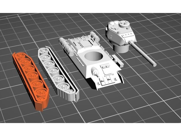 t-34-85 tank dökümü tek parça gövde araçlar 3D print model - Mito3D