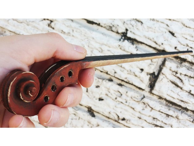 violin wand props 3D print model - Mito3D