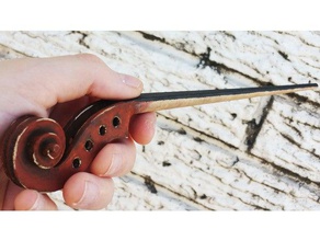 violino varinha adereços 3d print model - Mito3D