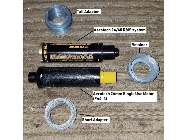 aerotech adaptadores modelo de foguete kit outros 3D print model - Mito3D