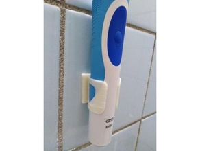 oral-b wall mount bathroom 3d print model - Mito3D
