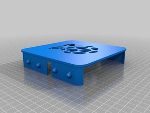 raspberry pi 8 channel relay top electronics 3d print model - Mito3D