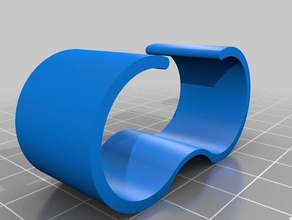 hjv whistle holder sport outdoors 3d print model - Mito3D
