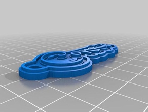 connie 14 keychain keychains customized 3d print model - Mito3D