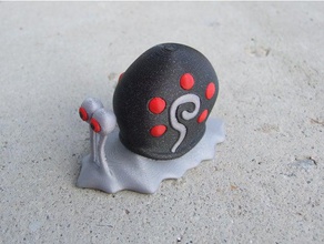 gary snail multi-material remix animals dual extrusion mmu multi-color 3d print model - Mito3D
