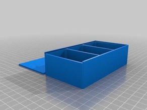 meu personalizados paramentretoise finaletric rótulo da caixa de bordas arredondadas contentores 3d print model - Mito3D