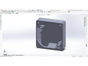 Unterstützung 60mm Lüfter anet a8 3d Drucker Teile Gebläse Gebläse-Ventilator fan mount 3d print model - Mito3D