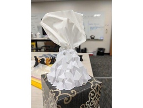 Vulkan tissue box cover Dekor 3d print model - Mito3D