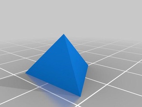 tétraèdre place de titulaire puzzles 3d print model - Mito3D