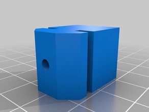 30x30 sigma profil chrome shaft holder 3d printing 3d print model - Mito3D