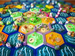 la gente de mar 20 magnético multicolor los juguetes juegos catan expansión mmu mosaico mosaicpalette paleta color multi material prusa colonos 3d print model - Mito3D