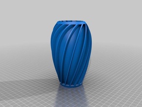 my customized spiral vase collection sculptures 3d print model - Mito3D