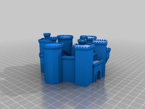 meu personalizados fortaleza medieval gerador edifícios estruturas 3d print model - Mito3D
